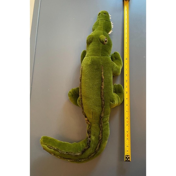 Vintage Disney's Animal Kingdom Alligator Crocodile Plush Toy Large 26 in Green - Picture 9 of 10